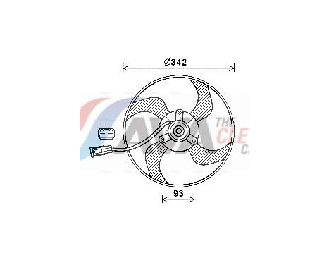 Cooling fan PE7557 Ava Quality Cooling
