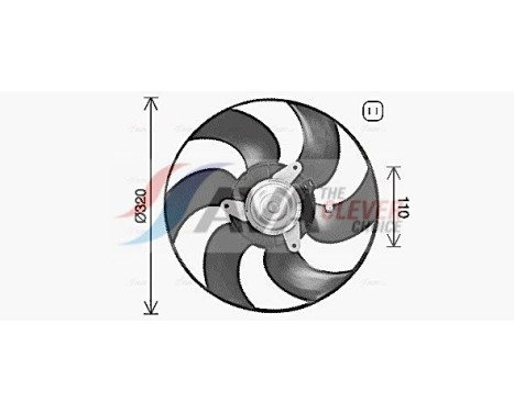 Cooling fan PE7563 Ava Quality Cooling