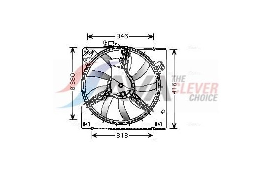 Cooling fan RT7526 Ava Quality Cooling