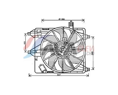 Cooling fan RT7544 Ava Quality Cooling