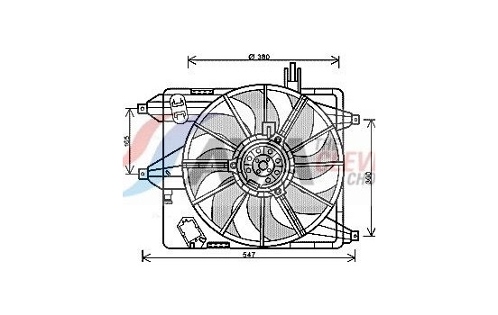 Cooling fan RT7544 Ava Quality Cooling