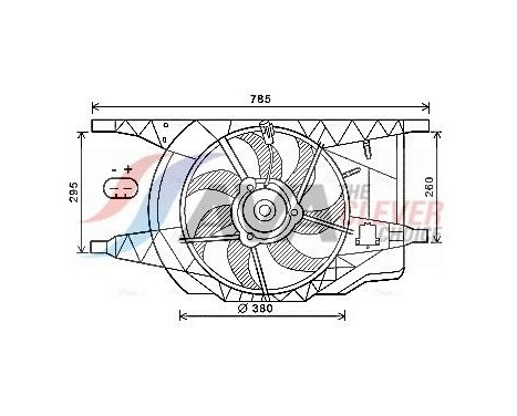 Cooling fan RT7546 Ava Quality Cooling