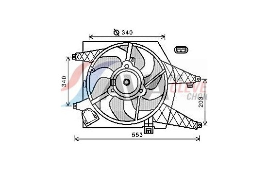 Cooling fan RT7548 Ava Quality Cooling