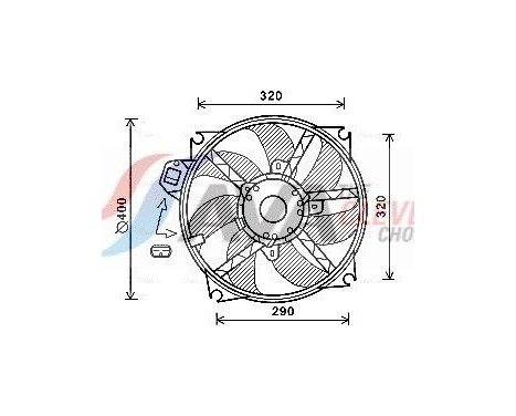 Cooling fan RT7563 Ava Quality Cooling