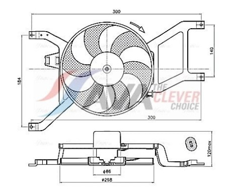 Cooling fan RT7685 Ava Quality Cooling