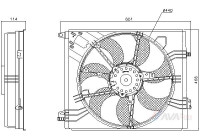 Cooling fan RT7689 Ava Quality Cooling