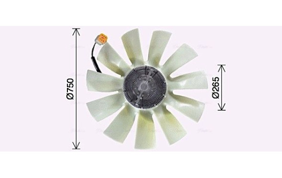 Cooling fan SCF067 Ava Quality Cooling