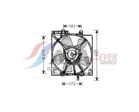 Cooling fan SU7510 Ava Quality Cooling