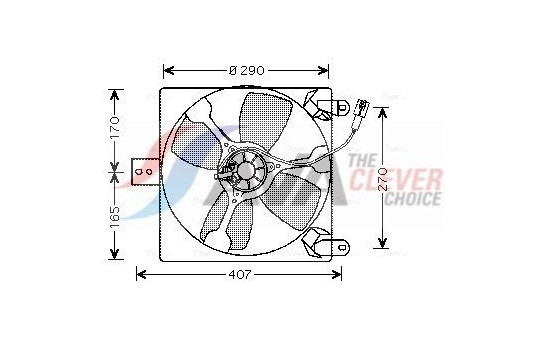 Cooling fan SZ7501 Ava Quality Cooling
