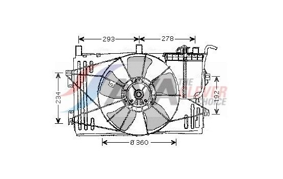Cooling fan TO7508 Ava Quality Cooling