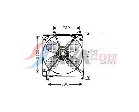 Cooling fan TO7516 Ava Quality Cooling