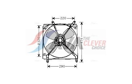Cooling fan TO7516 Ava Quality Cooling