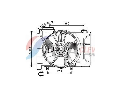 Cooling fan TO7647 Ava Quality Cooling