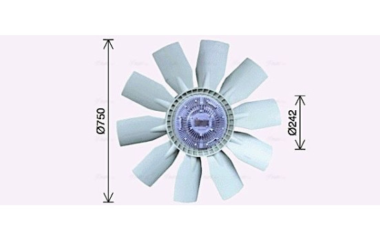 Cooling fan VLF098 Ava Quality Cooling