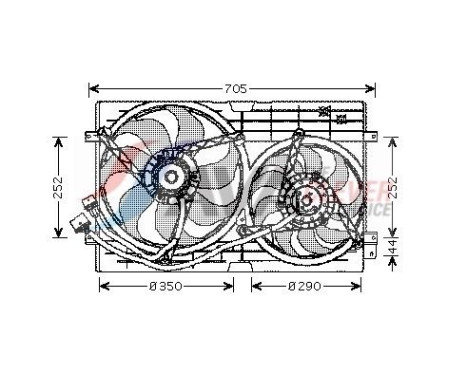 Cooling fan VN7508 Ava Quality Cooling