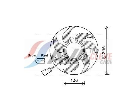 Cooling fan VN7535 Ava Quality Cooling