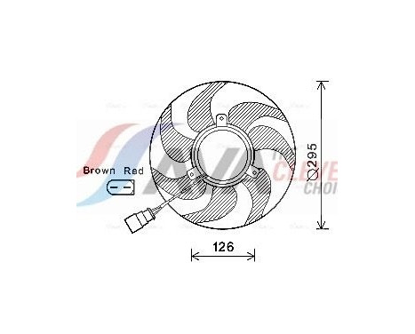 Cooling fan VN7536 Ava Quality Cooling