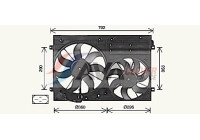 Cooling fan VN7551 Ava Quality Cooling