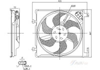 Cooling fan VN7554 Ava Quality Cooling