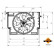 Cooling Fan Wheel 470045 NRF, Thumbnail 3