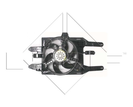 Cooling fan wheel 47455 NRF, Image 2