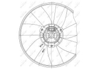 Cooling fan wheel 47660 NRF