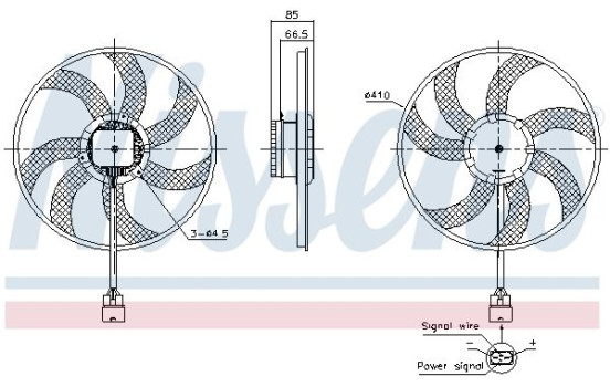 Cooling fan wheel 85940 Nissens, Image 6