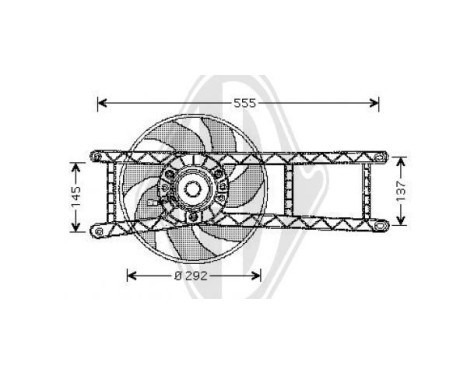 Cooling fan wheel DIEDERICHS Climate DCL1096, Image 2