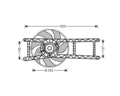 Cooling fan wheel DIEDERICHS Climate DCL1096