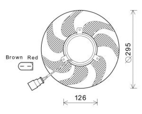 Cooling fan wheel DIEDERICHS Climate DCL1243