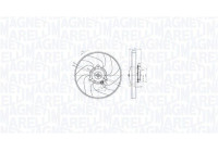 Cooling fan wheel MTC866AX Magneti Marelli