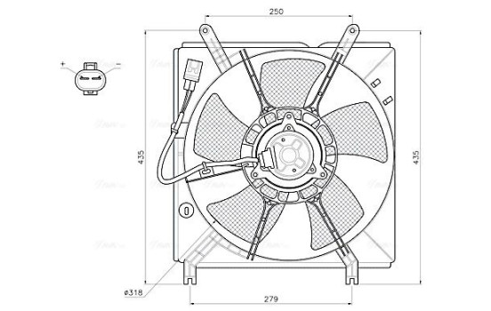 Cooling Fan Wheel TO7800 Ava Quality Cooling