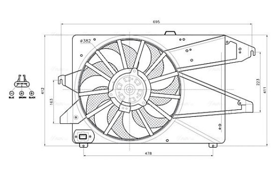 Cooling Fan Wheel