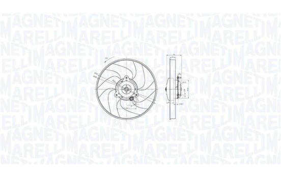 Cooling fan wheel