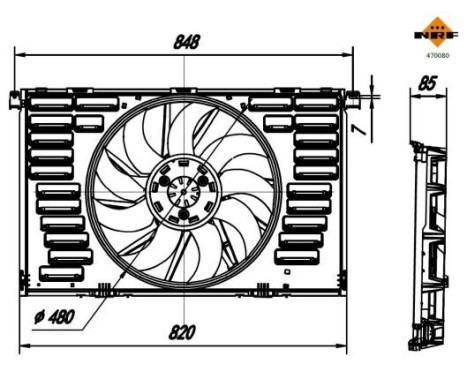 Fan Complete 470080 NRF, Image 6