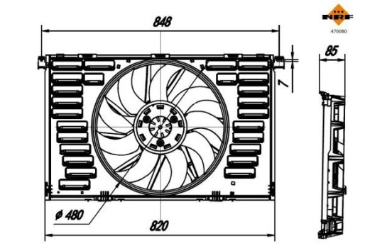 Fan Complete 470080 NRF, Image 6