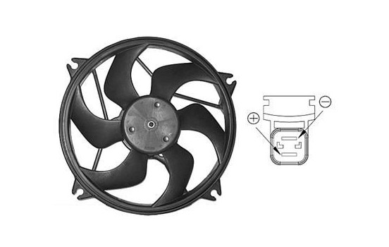 Fan, radiator 0904746 International Radiators, Image 2