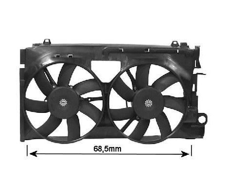 Fan, radiator 0936749 International Radiators