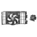 Fan, radiator 0955746 International Radiators