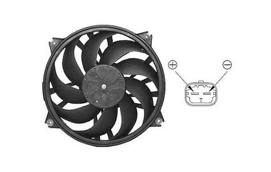 Fan, radiator 0961745 International Radiators