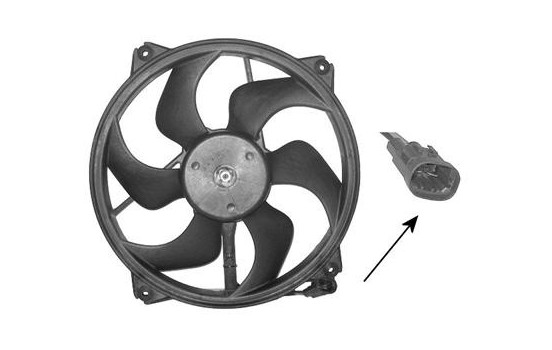 Fan, radiator 0970746 International Radiators