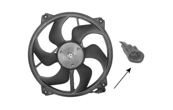 Fan, radiator 0970746 International Radiators, Image 2