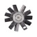 Fan, radiator 106015 FEBI, Thumbnail 2