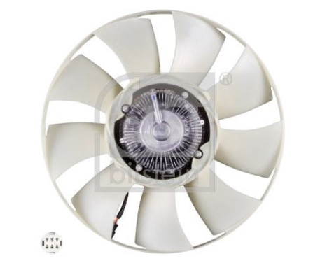 Fan, radiator 106016 FEBI, Image 2