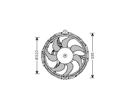 Fan, radiator 1625745 International Radiators