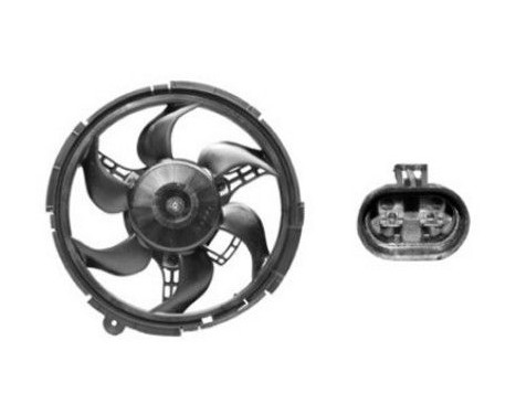 Fan, radiator 1625745 International Radiators, Image 2