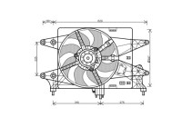 Fan, radiator 1637747 International Radiators
