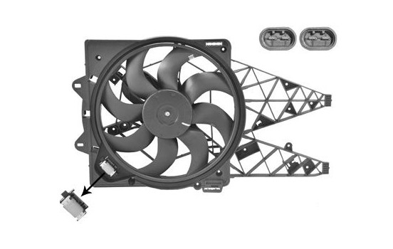 Fan, radiator 1638746 International Radiators