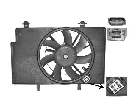 Fan, radiator 1807749 International Radiators