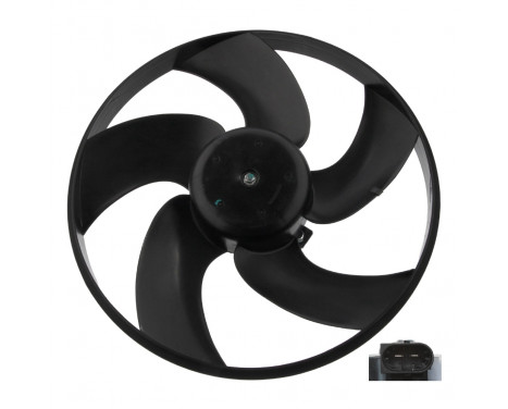 Fan, radiator 40638 FEBI